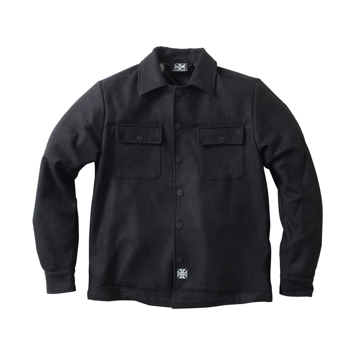 WCC Wool lined Plaidshirt black