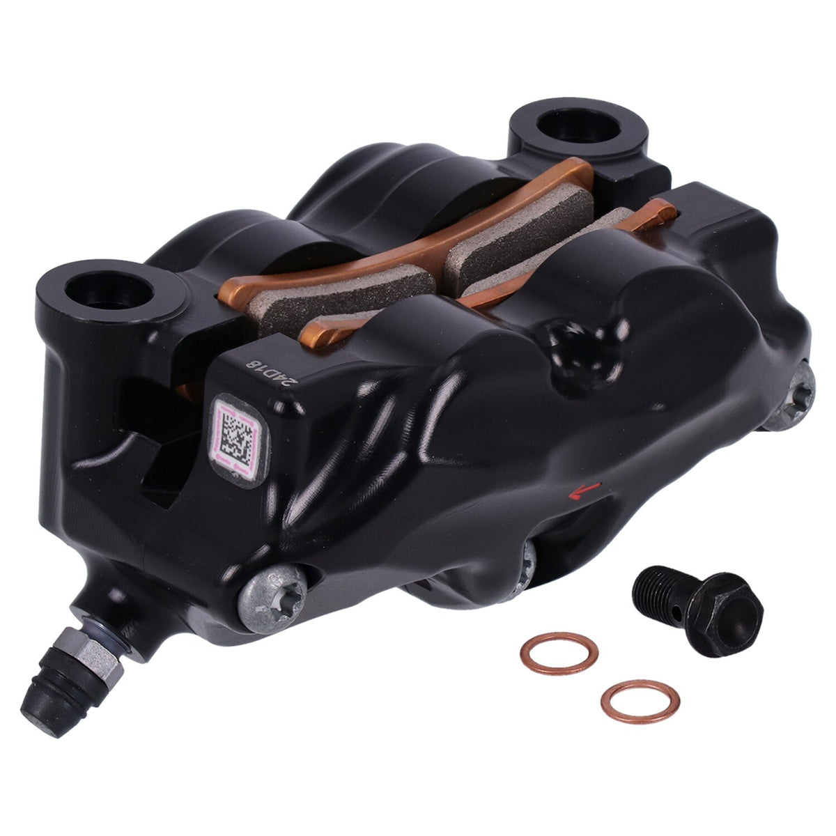 Brembo, 484 radial brake caliper. Left. Black