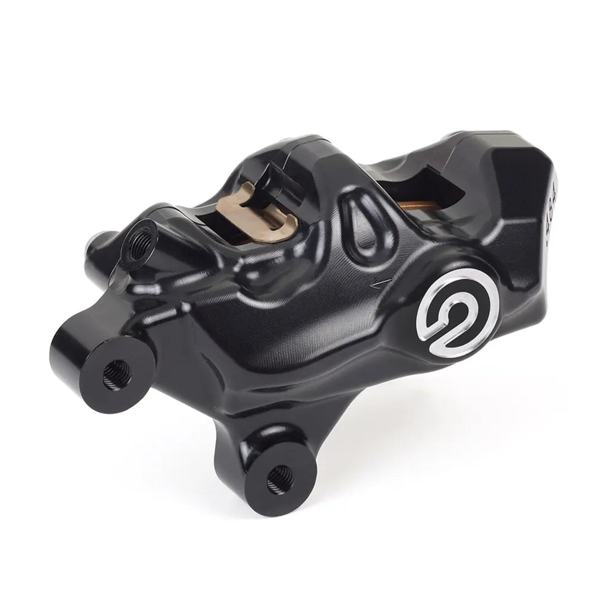 Brembo, 484 custom bolt-on caliper. Left front. Black