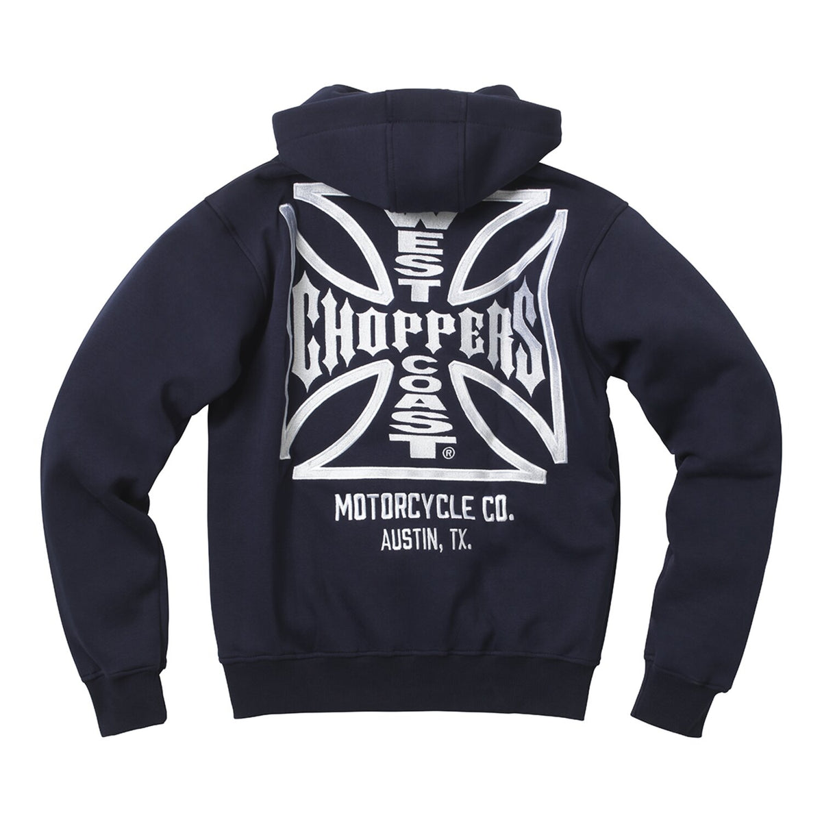 WCC OG ATX zip hoodie navy blue