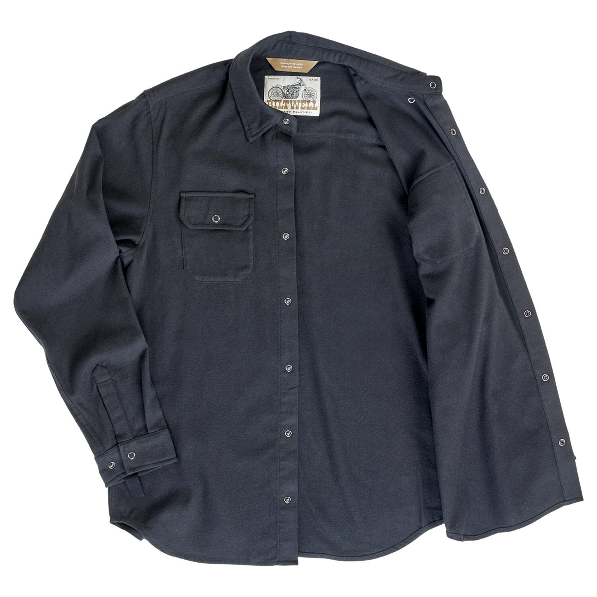 Biltwell Hi Test Flannel shirt black