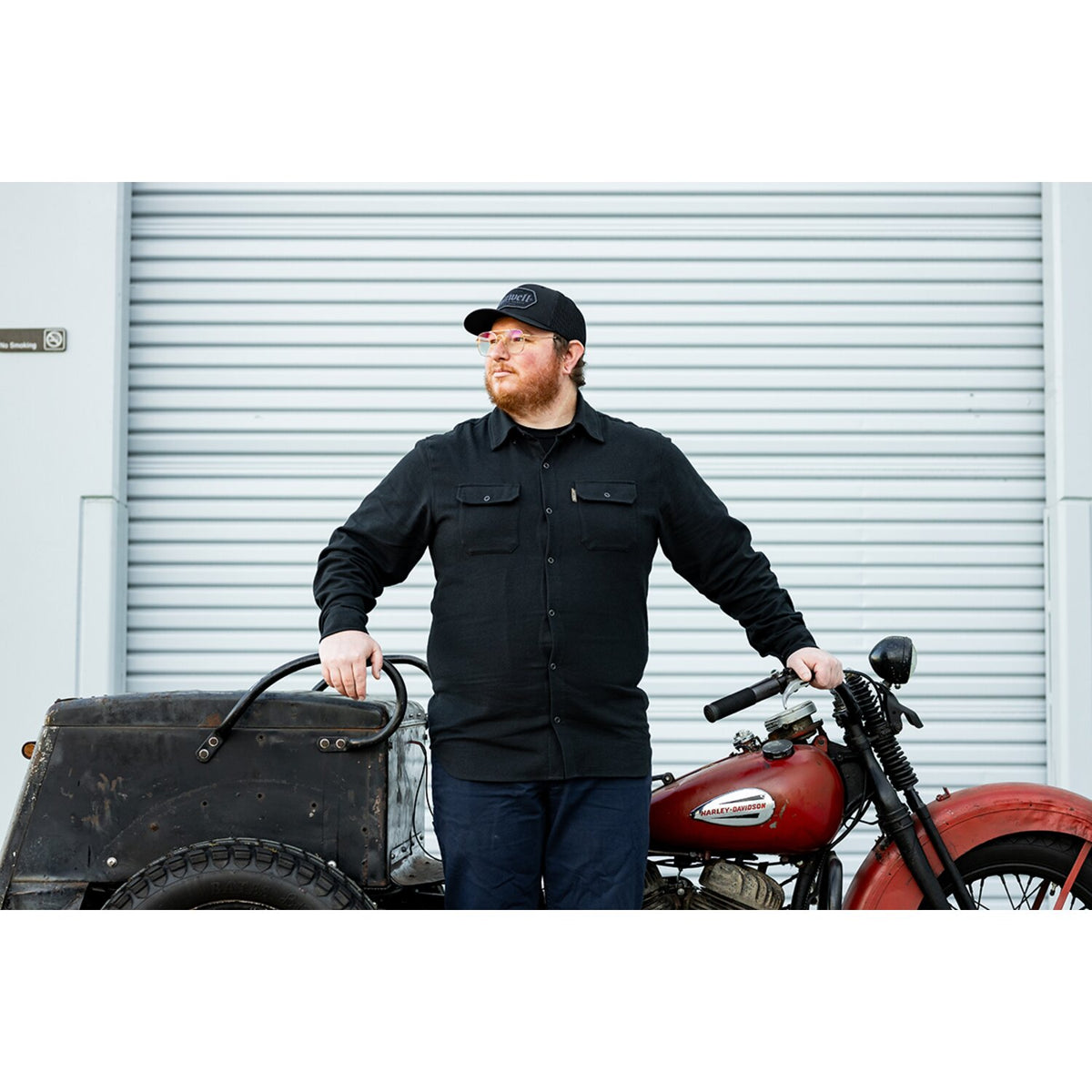 Biltwell Hi Test Flannel shirt black