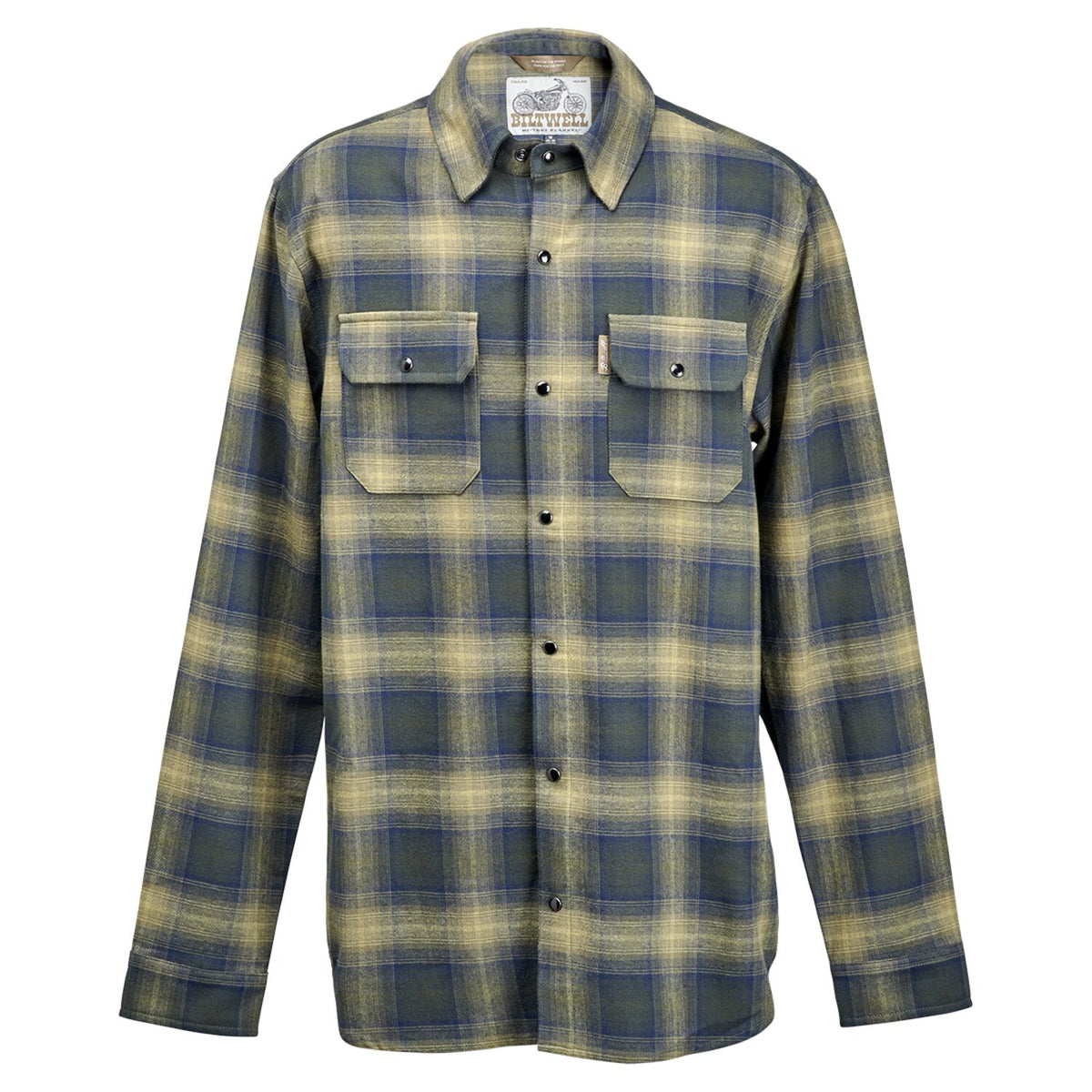 Biltwell Hi Test Flannel shirt moss