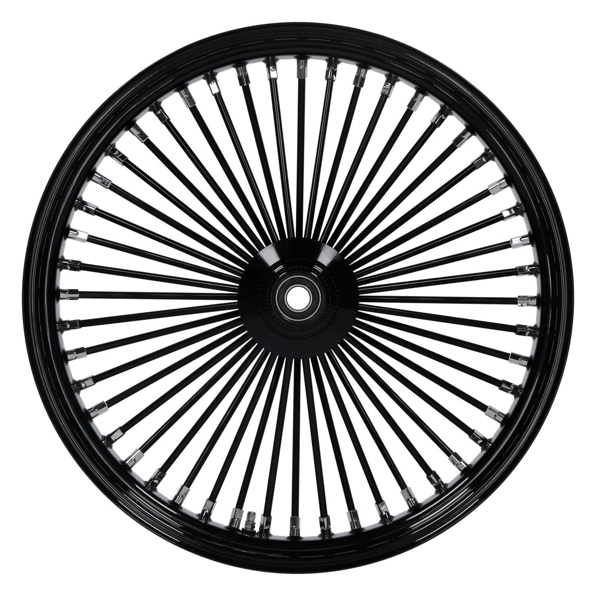 MCS radial 48 fat spoke front wheel 3.50 x 23 SF black