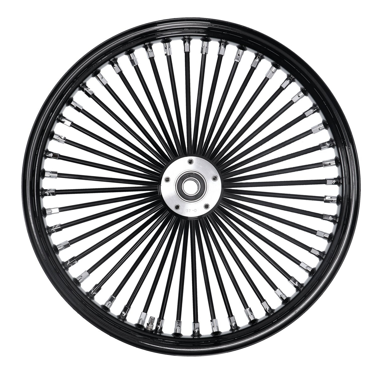 MCS radial 48 fat spoke front wheel 3.50 x 21 DF black
