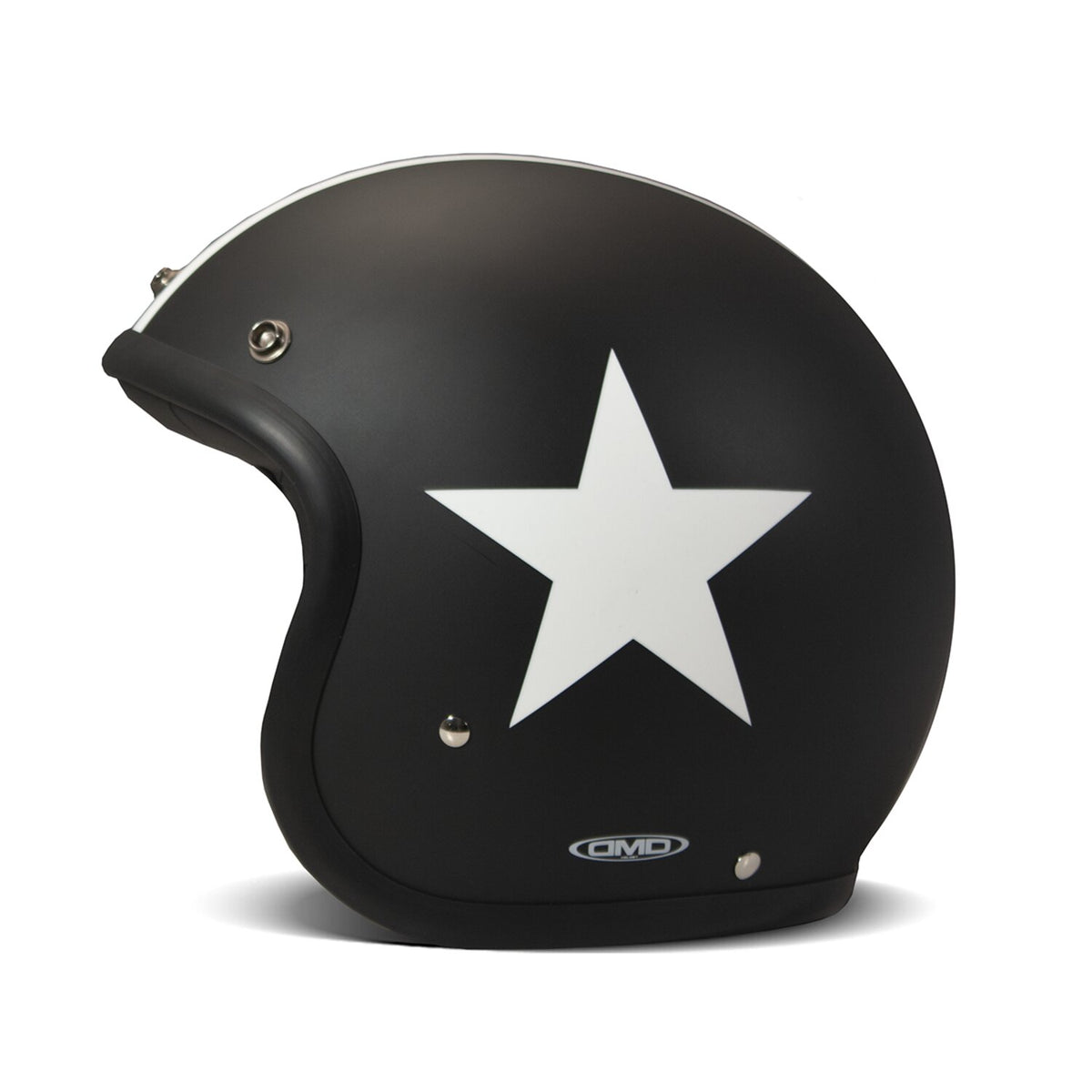 DMD Retro helmet Star Matte Black
