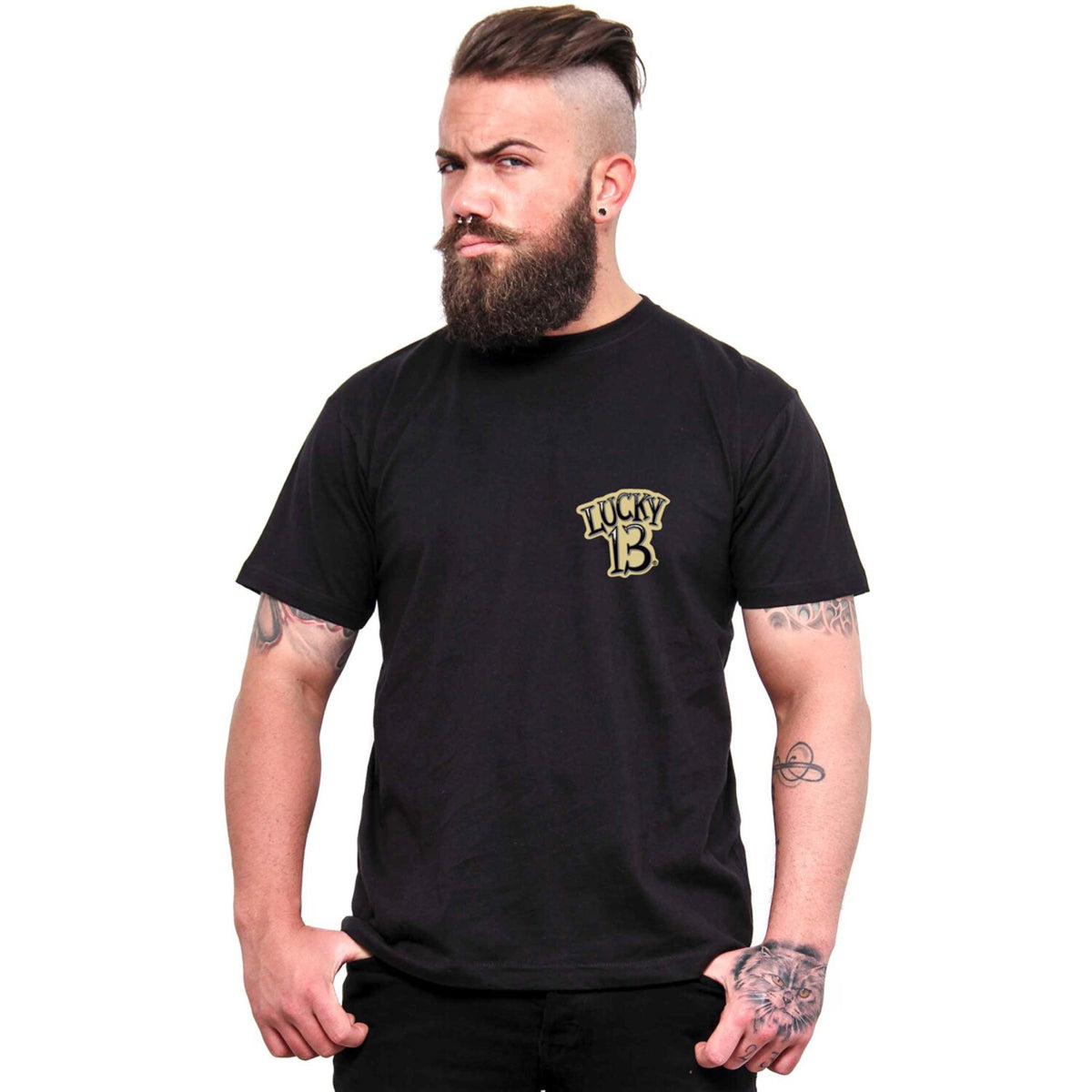 Lucky 13 King Of Losers t-shirt black