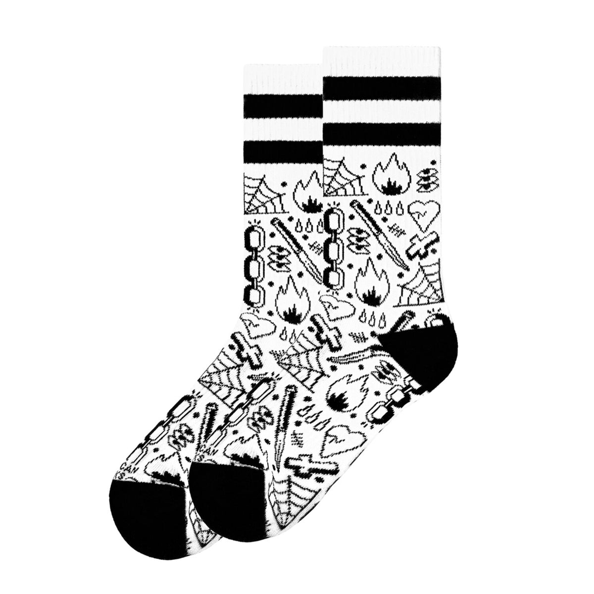 American Socks Broken Chain Mid High socks