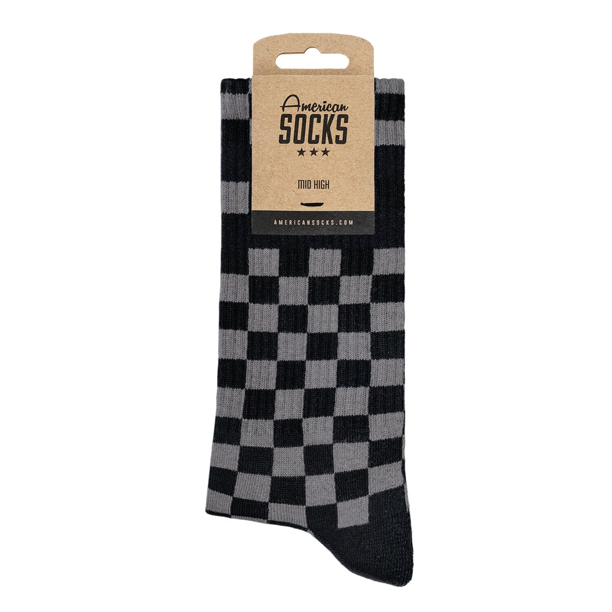 American Socks Checkerboard Mid High classic socks