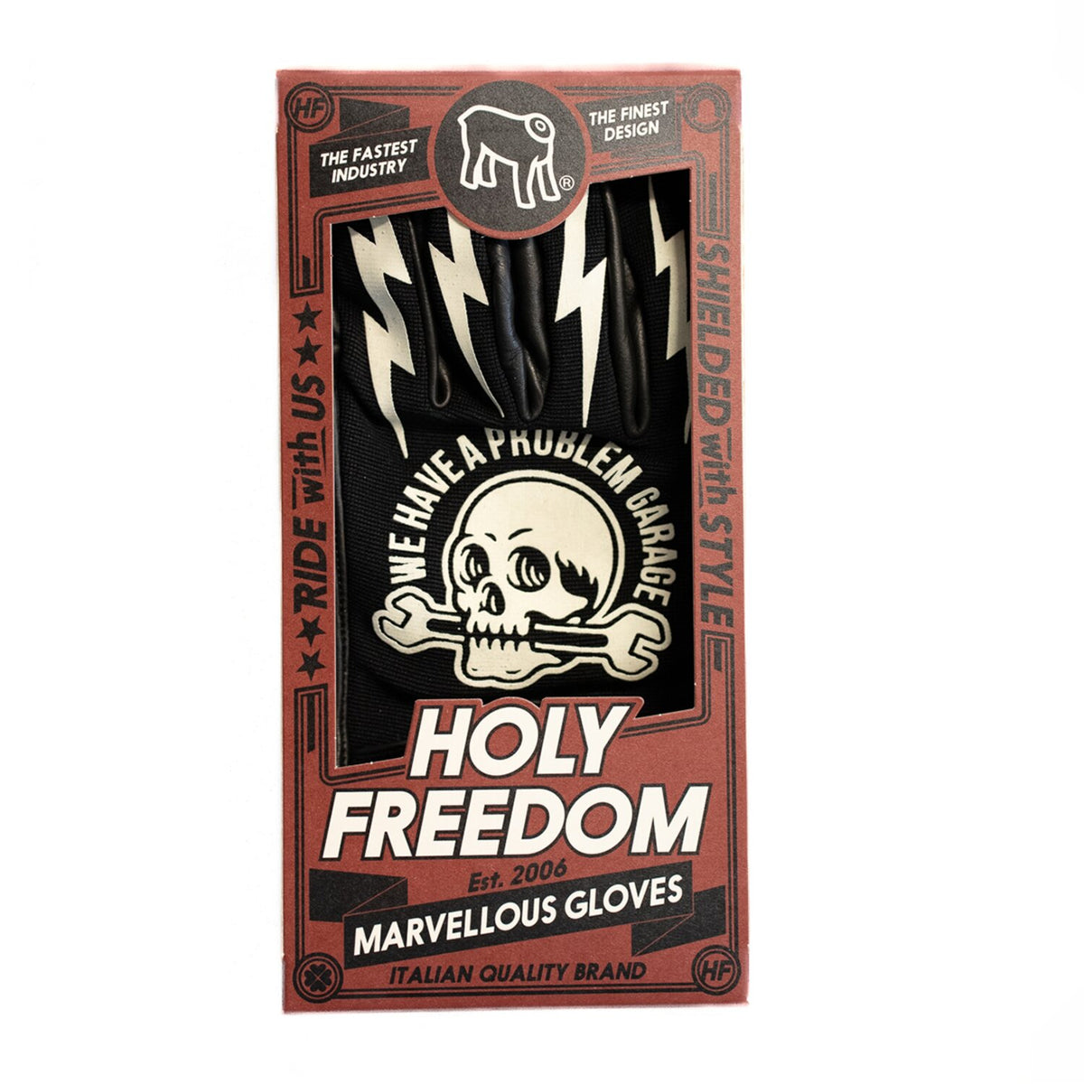 Holy Freedom Tools gloves black/white