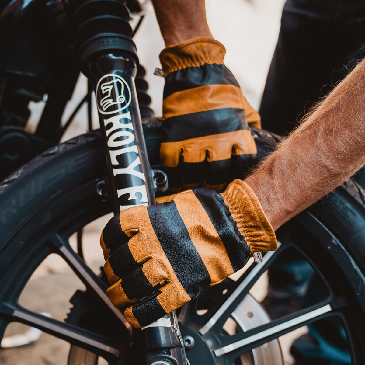 Holy Freedom Pitt Raw gloves black/brown