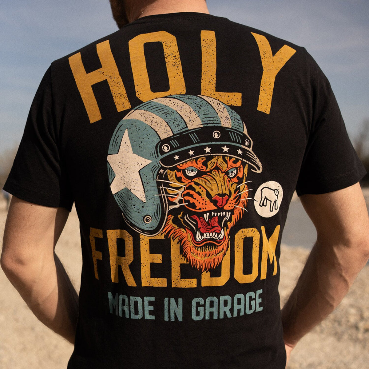 Holy Freedom Tiger t-shirt black