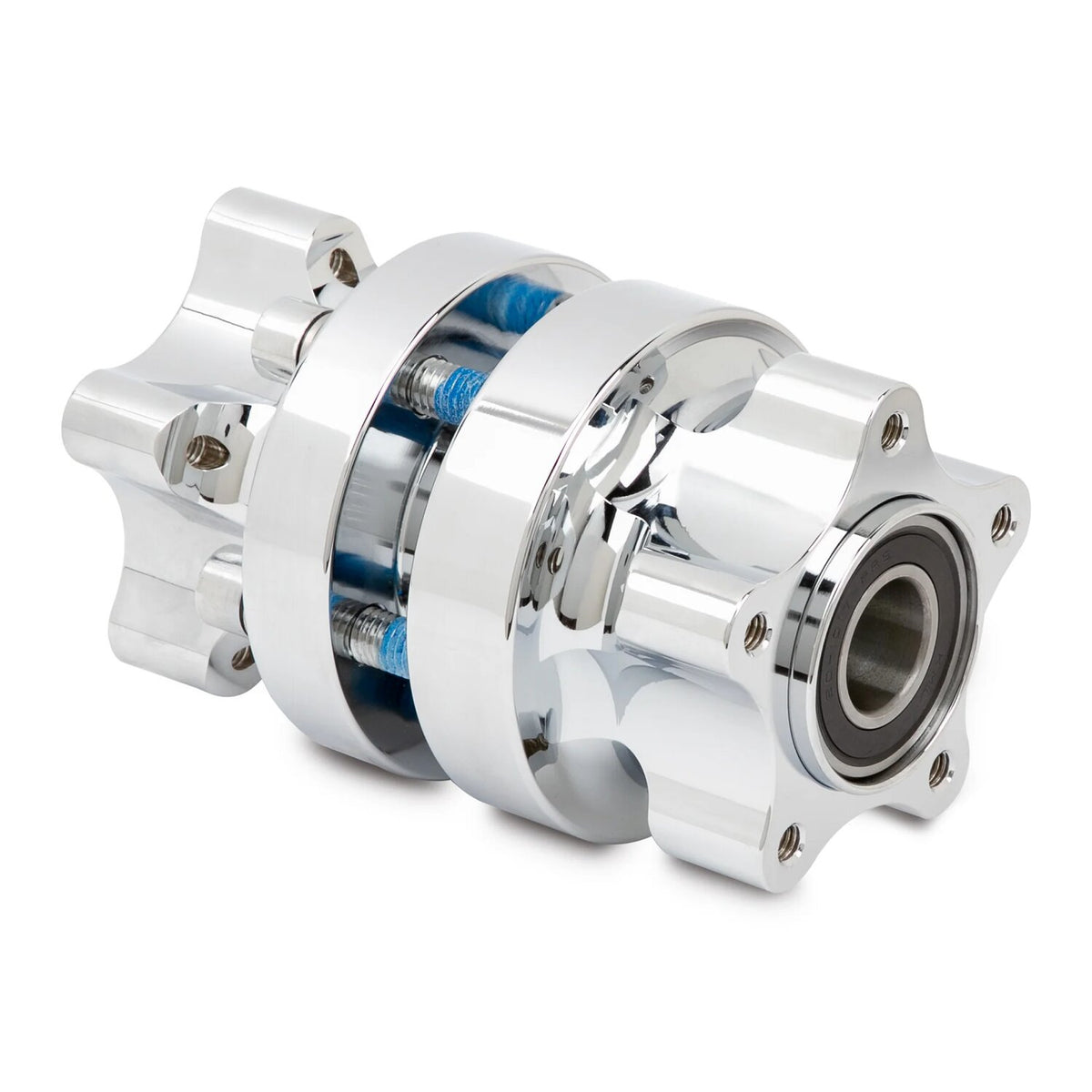 Arlen Ness, wheel hub front. Chrome DF