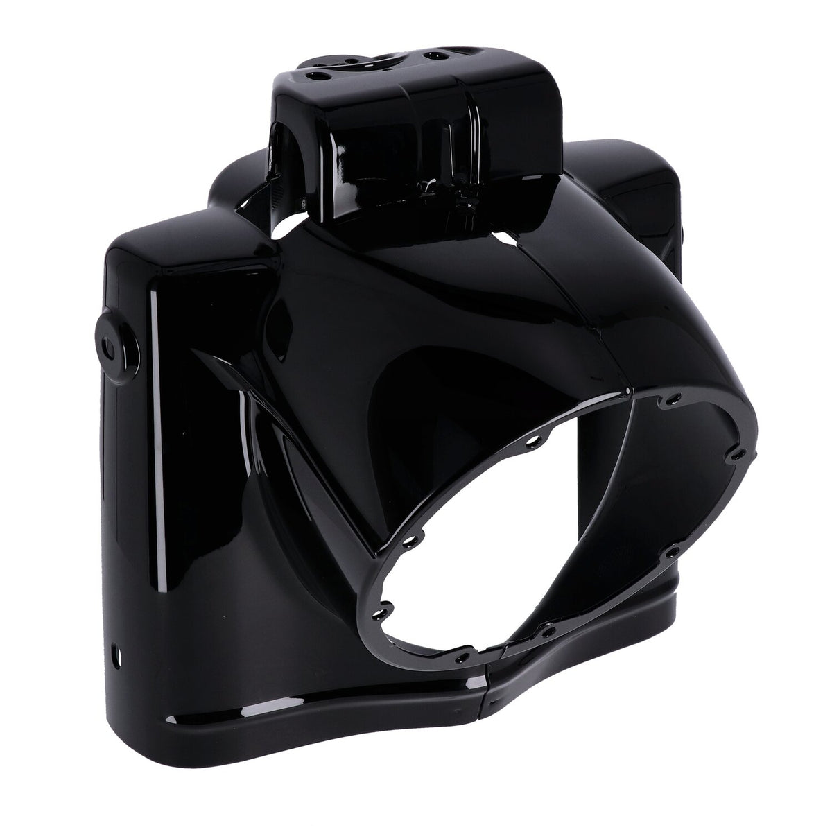 MCS, Road King headlamp nacelle cover. Black