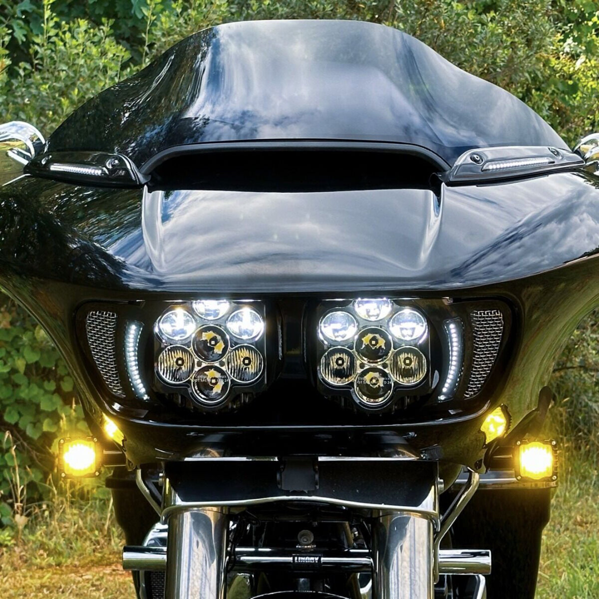 Custom Dynamics, Shark Demon yellow/yellow fr. turn signals