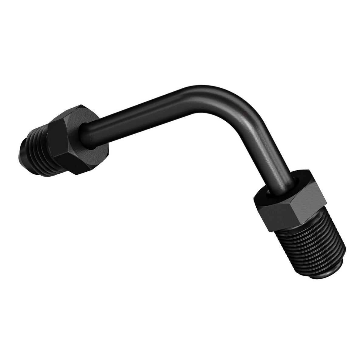 Goodridge, pipe fitting 90 degree bend. Black