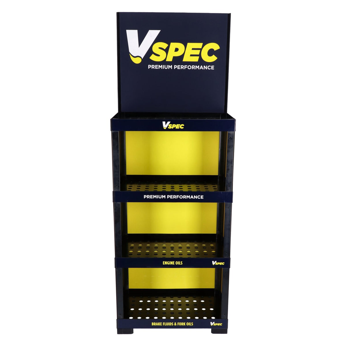 Vspec, oil display stand