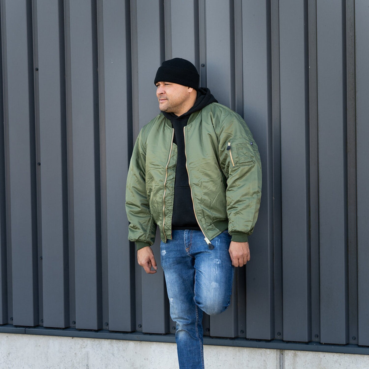 MA-1 Bomber flight jacket green