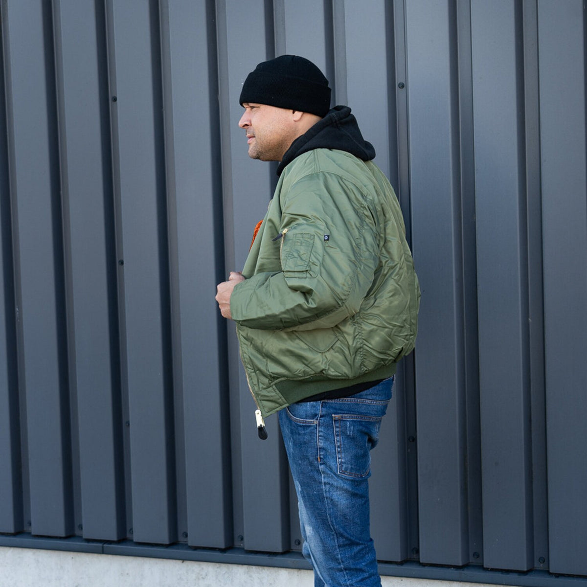 MA-1 Bomber flight jacket green