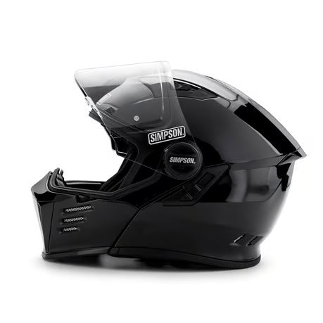 Simpson Darksome Modular Helmet - Gloss Black