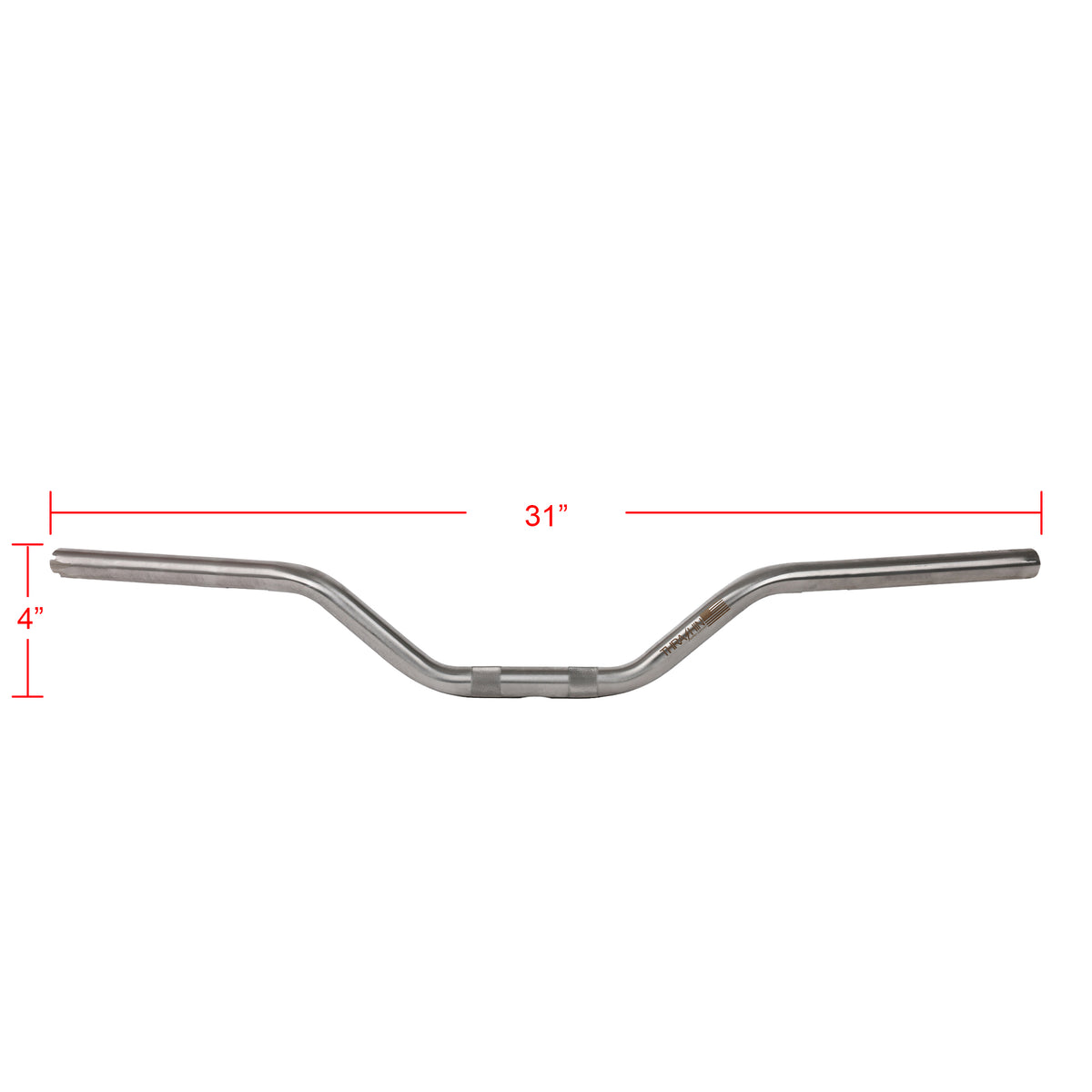 Thrashin TSC-2712-0 stainless Mid Bend handlebar dimensions