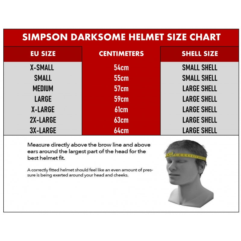 Simpson Darksome Modular Helmet - Lucifer