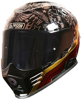Simpson Venom Helmet - Tattoo