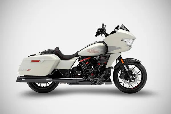 Zard 4.5 Inches Slash-Cut Slip-Ons Muffler for HD-TOURING E5 — ZHD035S10SAO-CB
