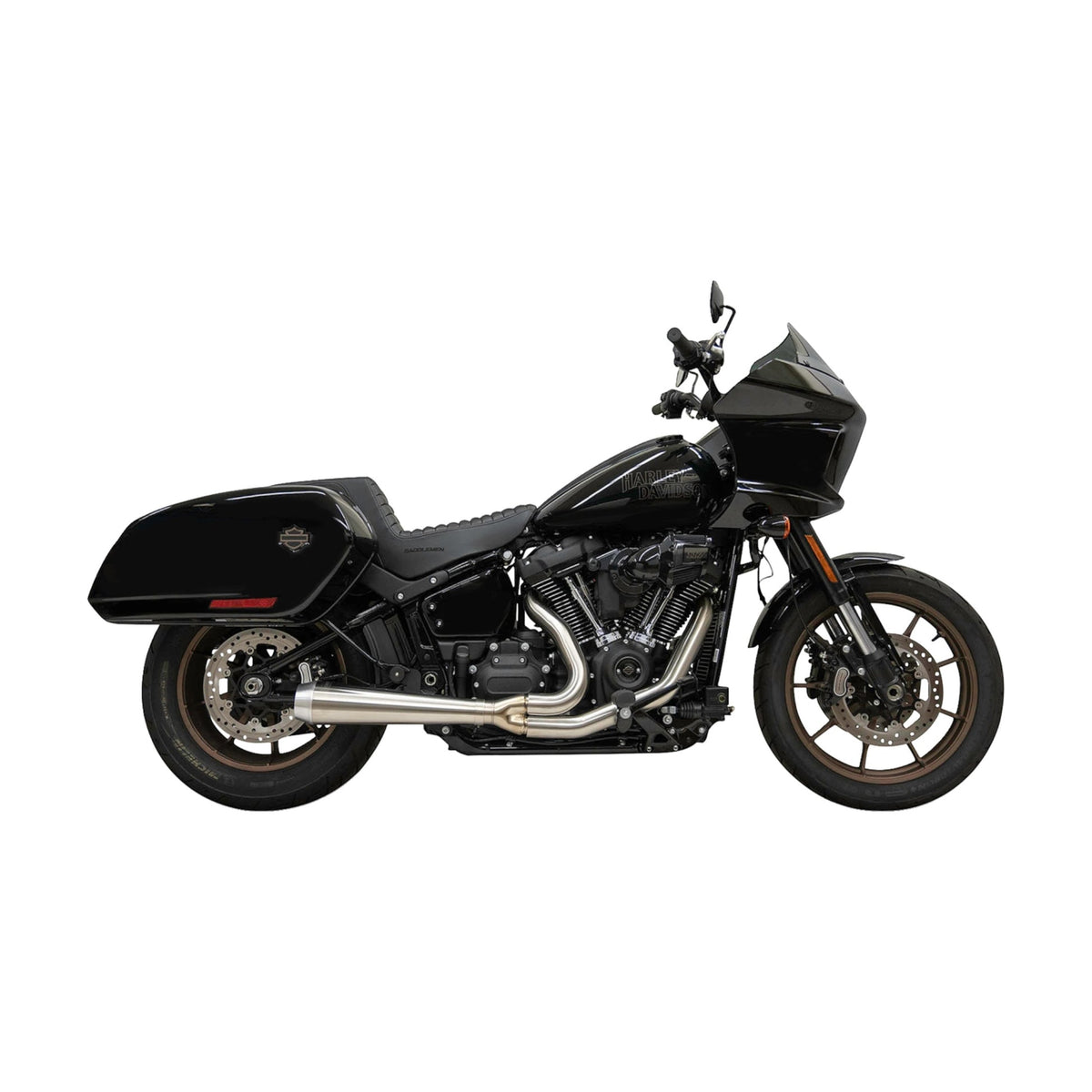 Bassani Road Rage 2-into-1 stainless steel exhaust system, part 1S81SS / 1800-2365