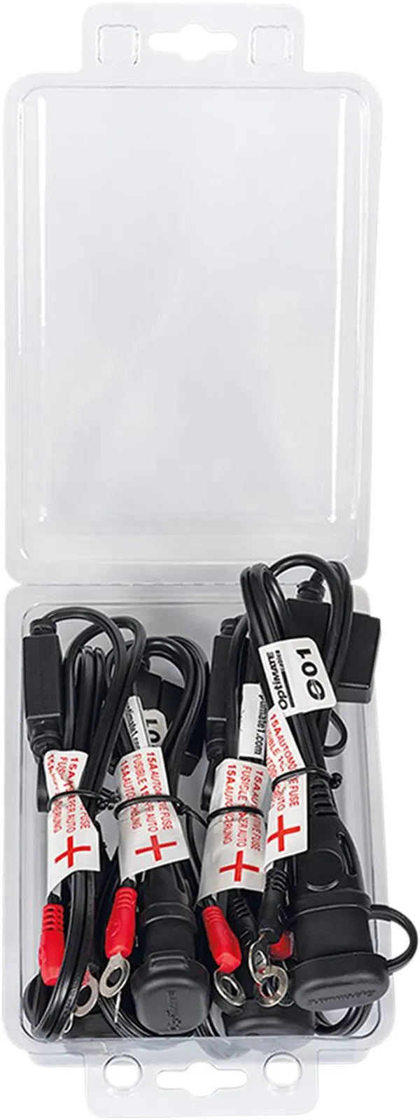 TecMate OptiMate™ Battery Lead with Ring Terminal — 4 Pack — O01X4