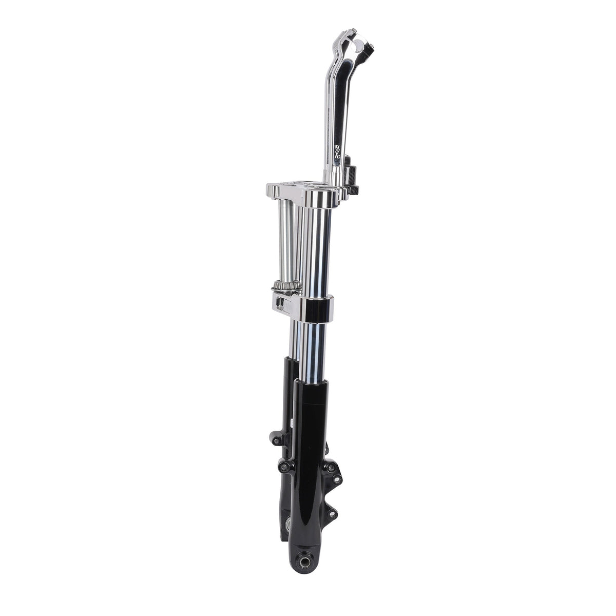 Thrashin chrome top tree installation reference; complete tree kit, fork and motorcycle shown are not included