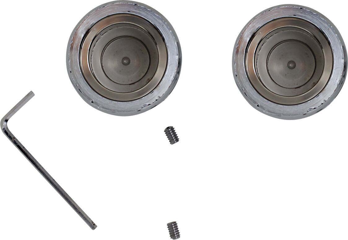 Drag Specialties Axle Caps — 16-0217-BC114