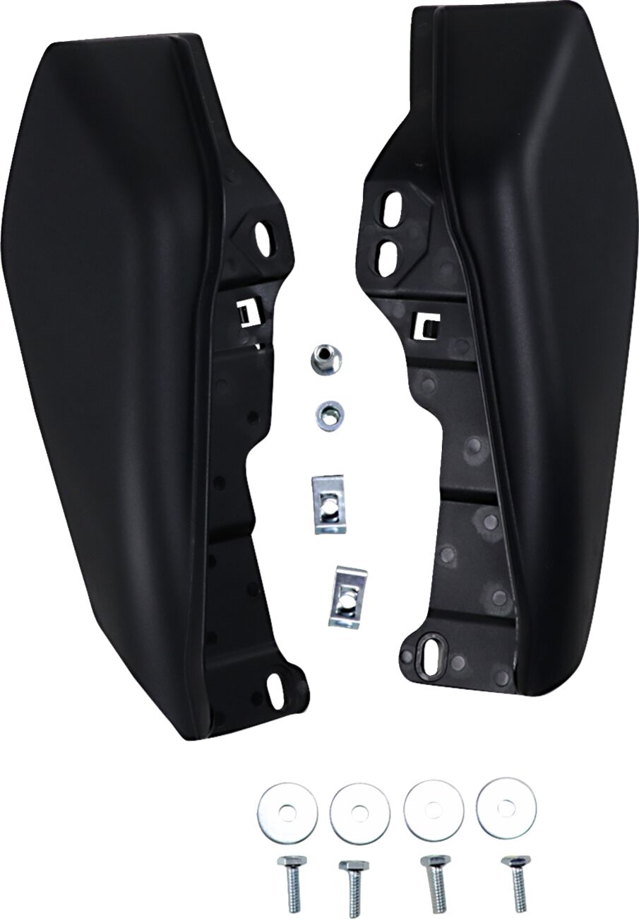 Drag Specialties Frame Mounted Heat Deflectors — 090527