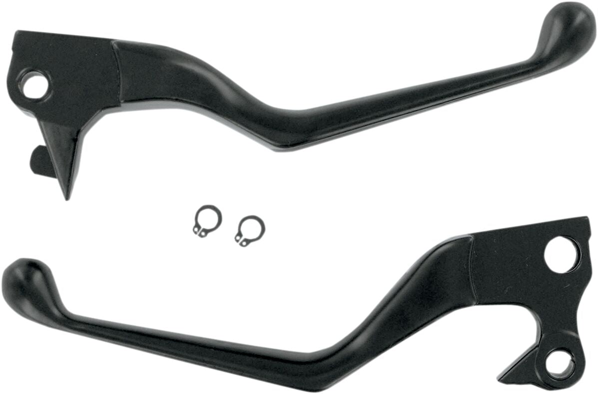 Drag Specialties Wide Blade Lever Set — H07-0575-BLK
