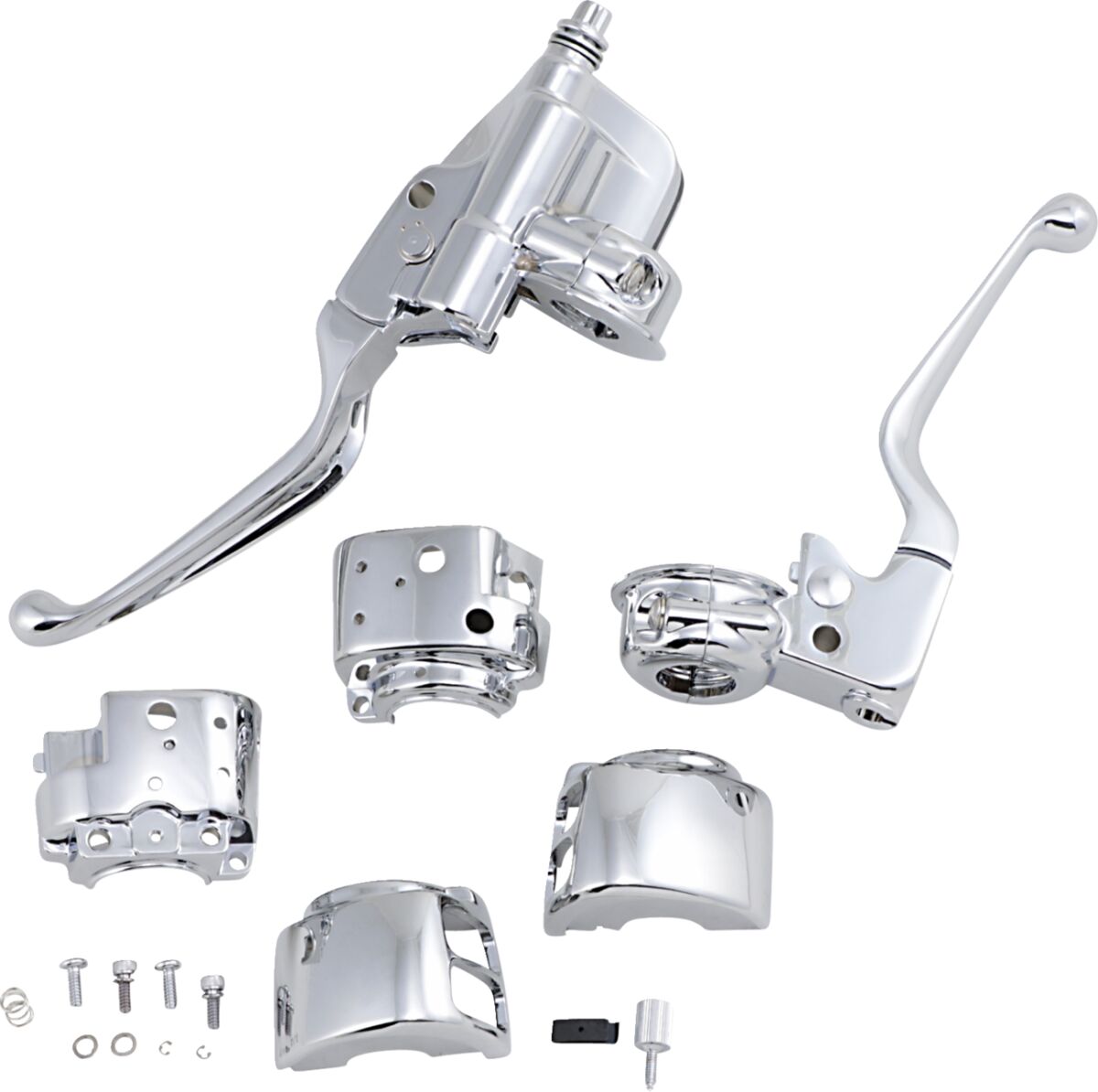 Drag Specialties Handlebar Control Kit with Mechanical Clutch — H07-0748A