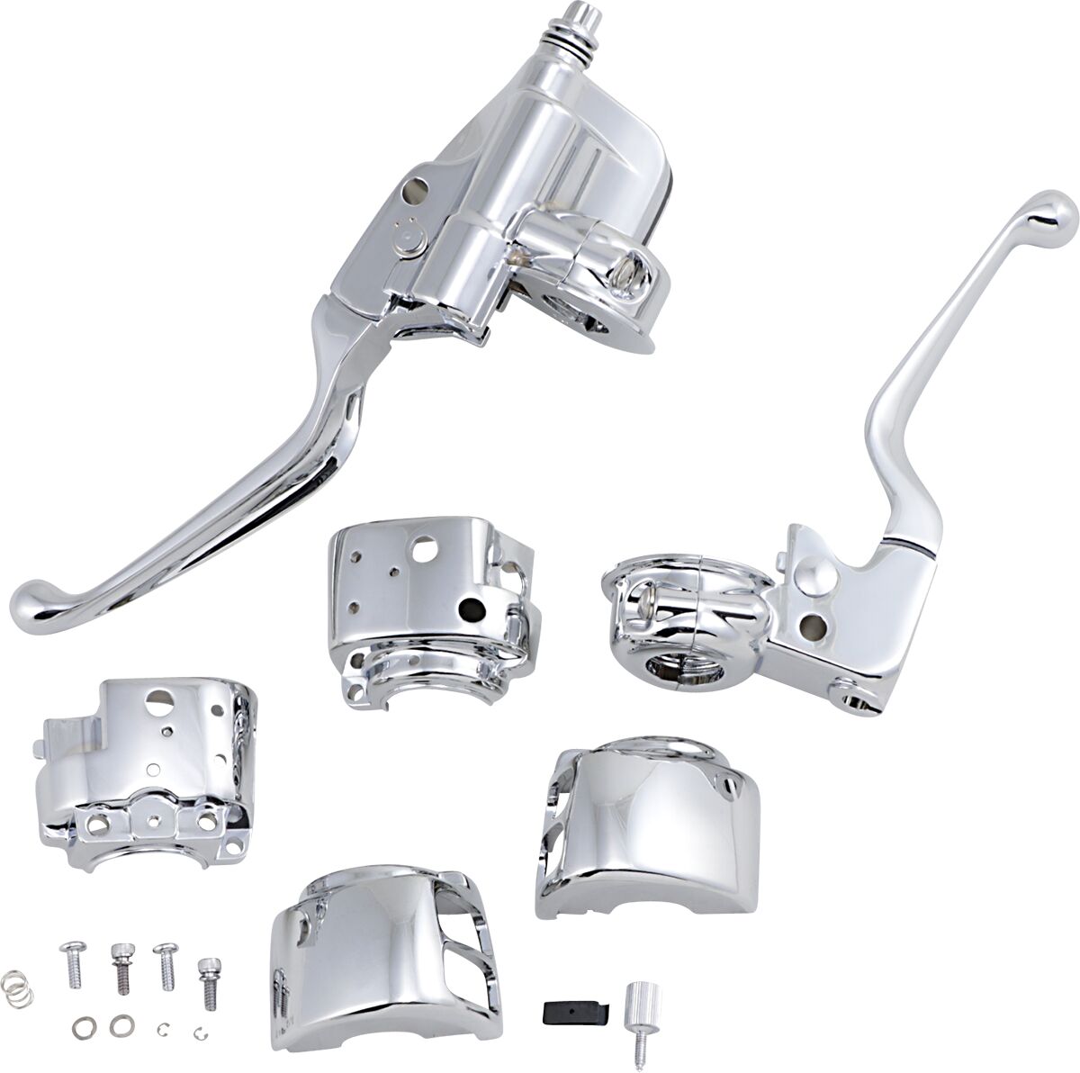 Drag Specialties Handlebar Control Kit with Mechanical Clutch — H07-0748A