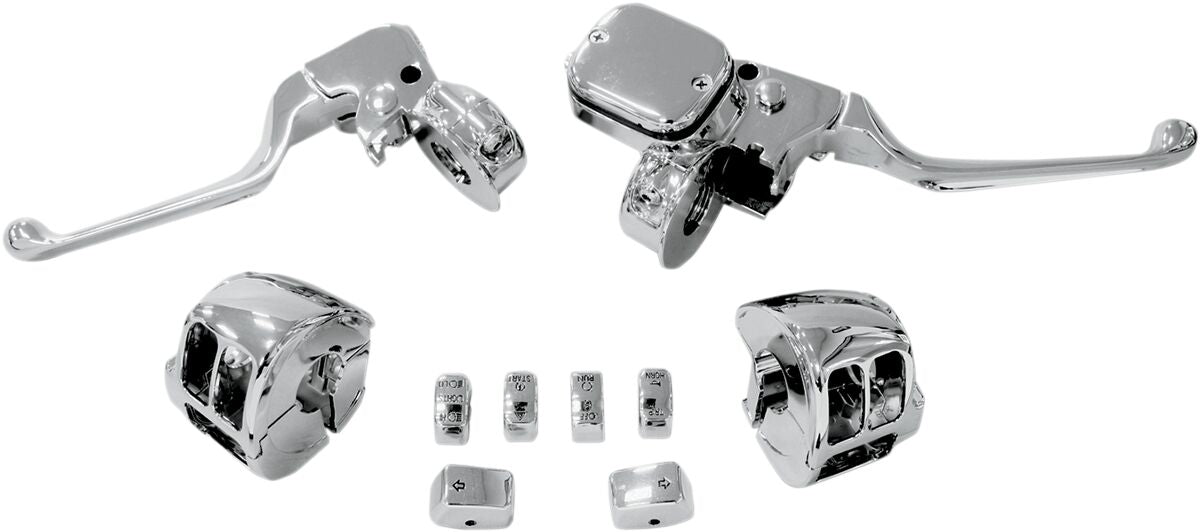 Drag Specialties Handlebar Control Kit with Mechanical Clutch — H07-0755KDS