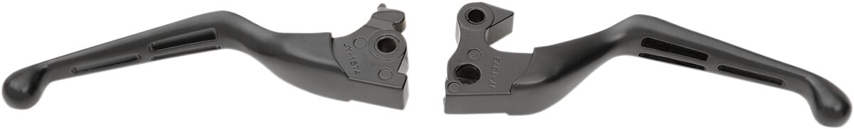 Drag Specialties Slotted Wide Blade Lever Set — H07-0602MB