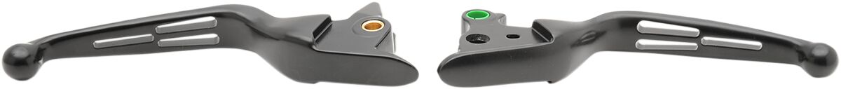 Drag Specialties Slotted Wide Blade Lever Set — H07-0603MB