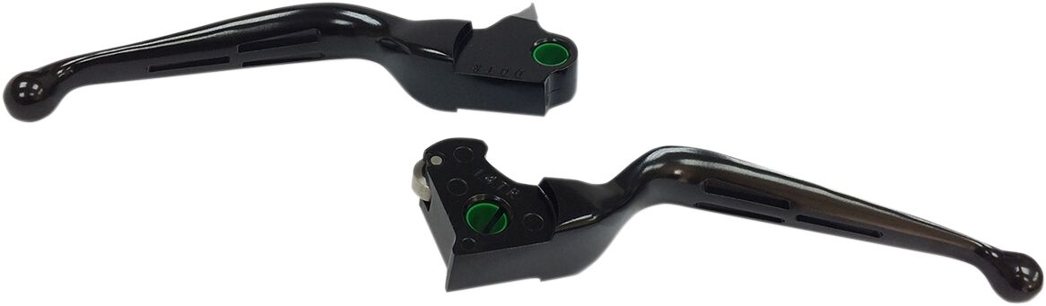 Drag Specialties Slotted Wide Blade Lever Set — H07-0606MB