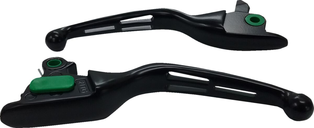 Drag Specialties Slotted Wide Blade Lever Set — H07-0607MB