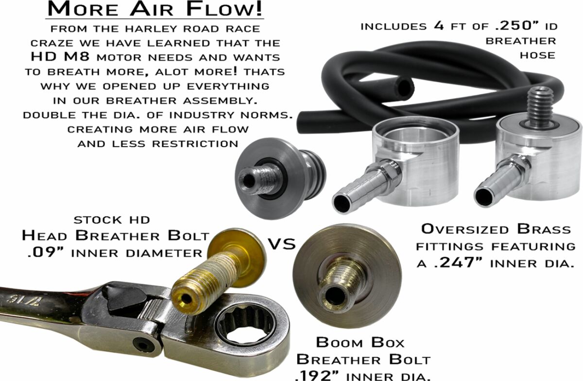 Alloy Art Boom Box Air Cleaner Kit — 1.8M8P