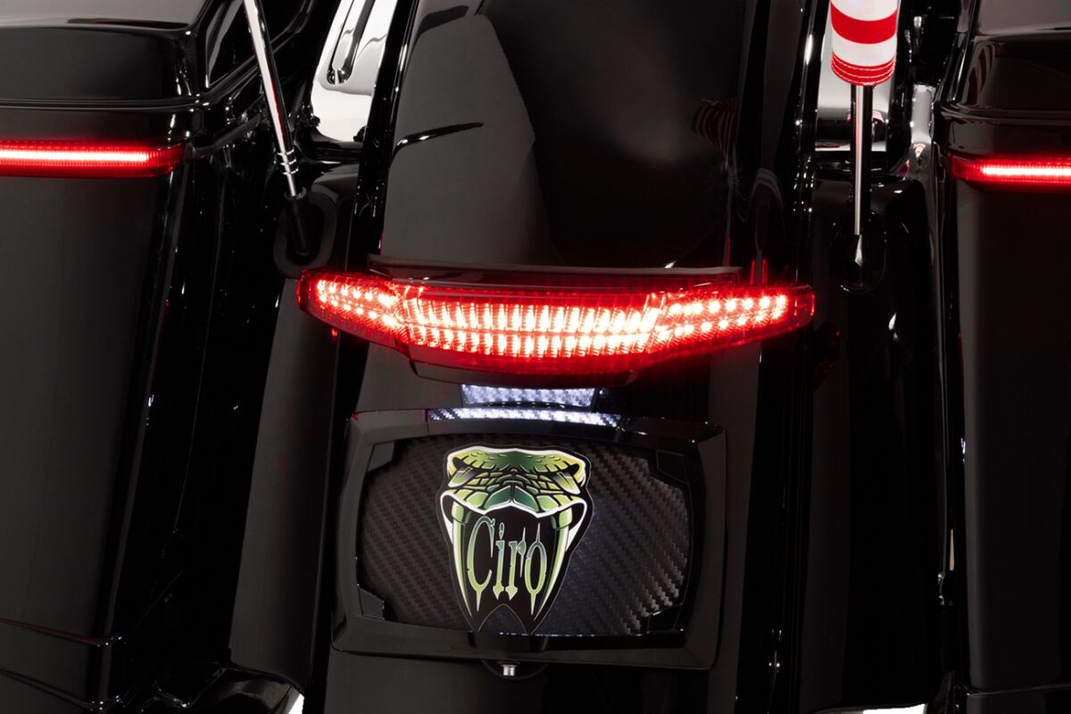 Ciro Latitude Taillight and License Plate Mount — 40074