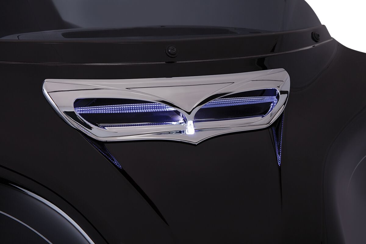 Ciro LED Lighted Fairing Vent Trim — 40010
