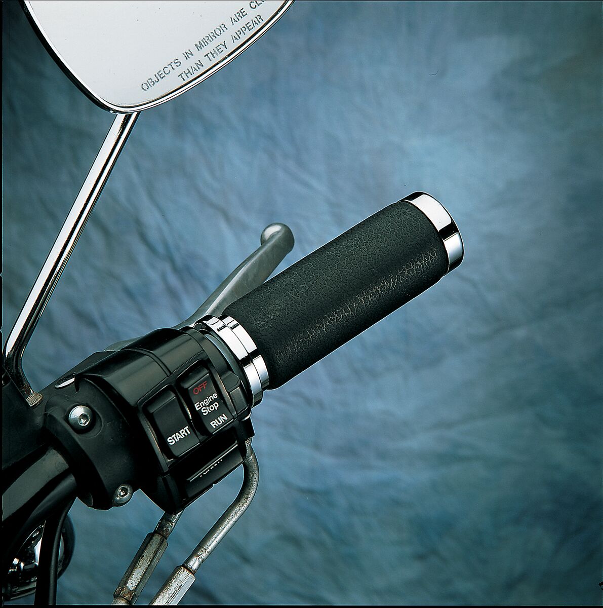 Drag Specialties Textured Black Rubber Grips