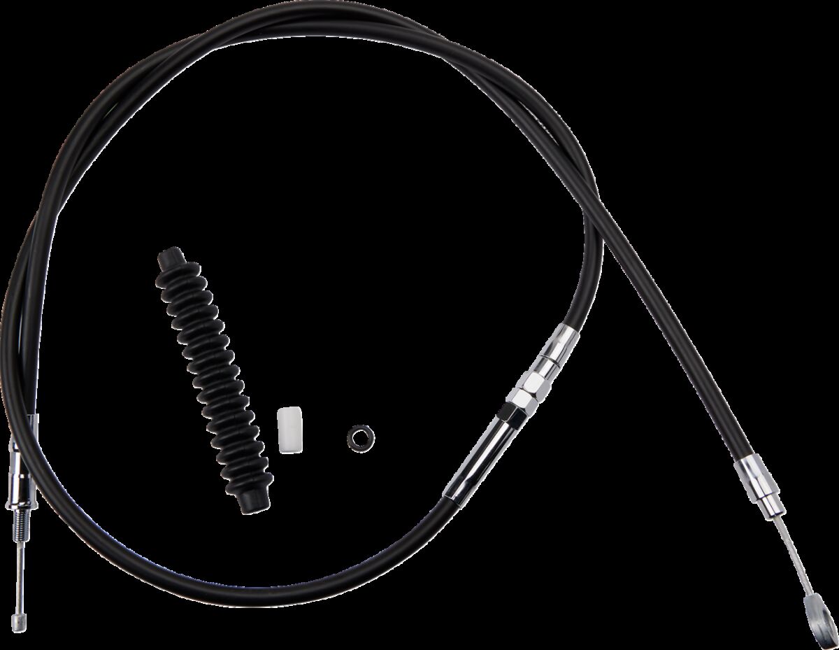 Drag Specialties High-Efficiency Black Vinyl Clutch Cable