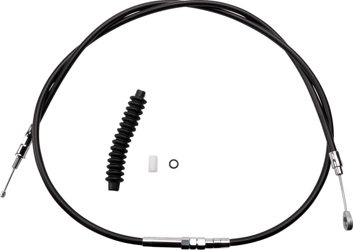 Drag Specialties High-Efficiency Black Vinyl Clutch Cable