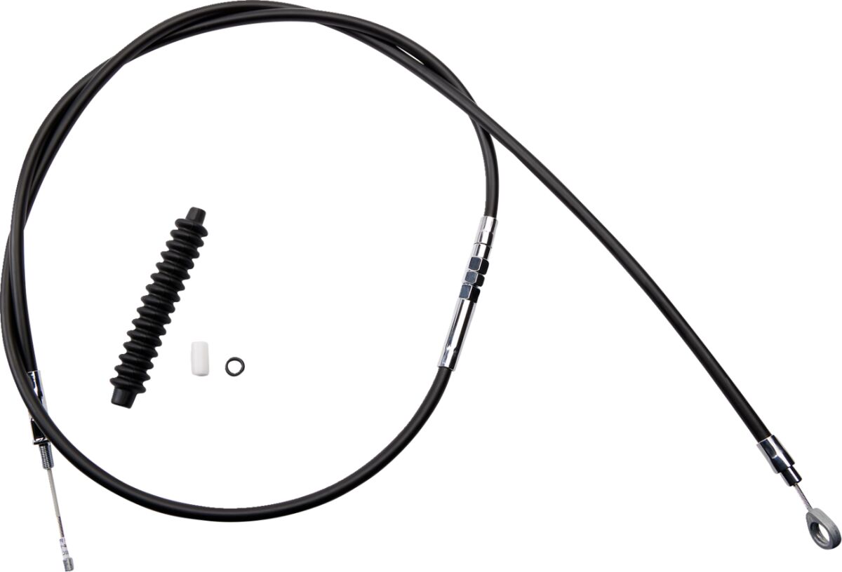 Drag Specialties High-Efficiency Black Vinyl Clutch Cable