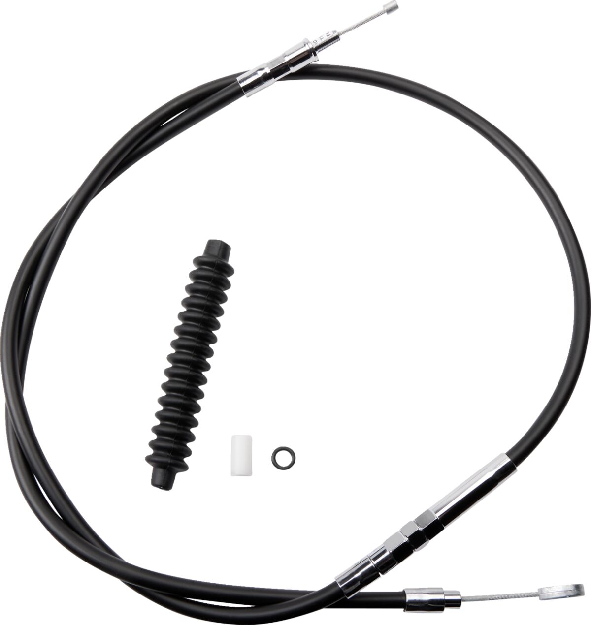 Drag Specialties High-Efficiency Black Vinyl Clutch Cable