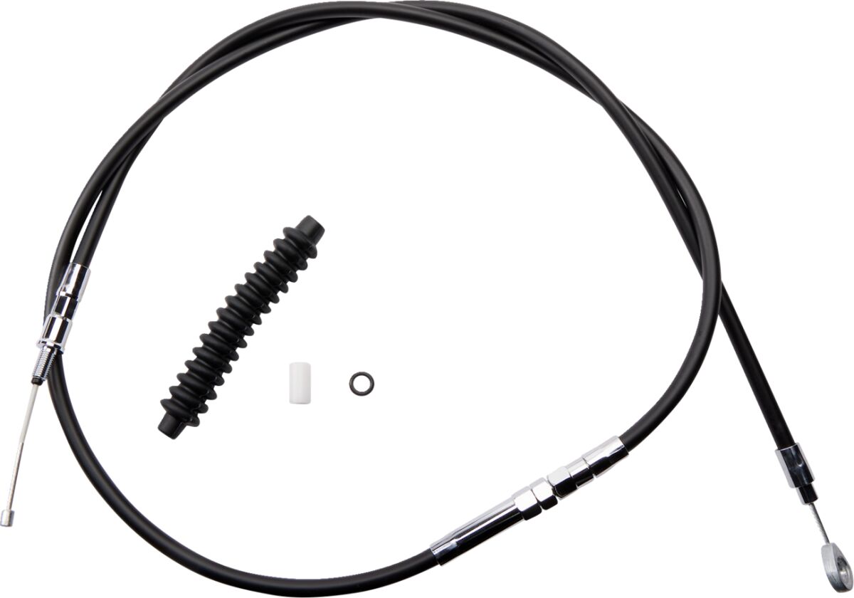 Drag Specialties High-Efficiency Black Vinyl Clutch Cable